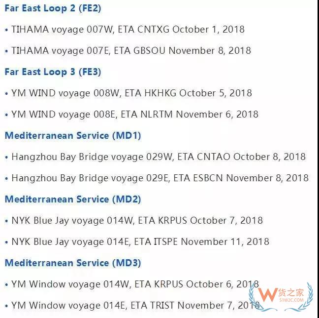 國(guó)慶之際，各大船公司發(fā)布停航跳港通知！再現(xiàn)運(yùn)價(jià)上漲、爆倉(cāng)缺柜！貨之家
