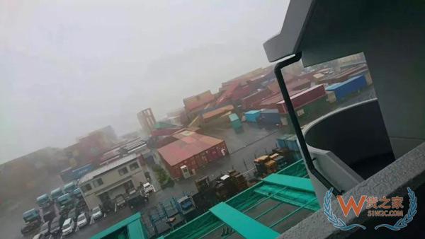 出口日本的注意了！臺(tái)風(fēng)飛燕橫掃日本，港口淹沒集裝箱一片狼藉！船期或受影響！貨之家