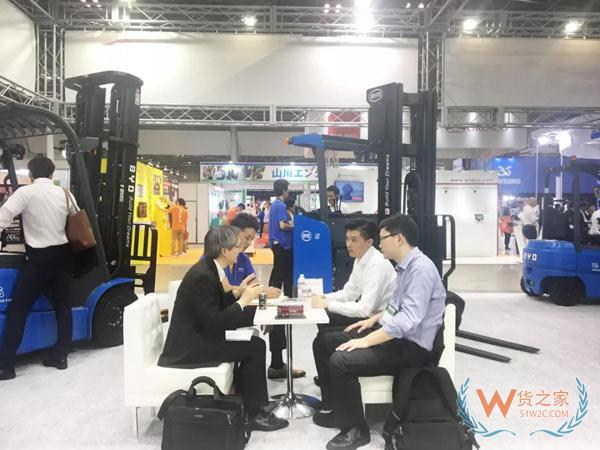 比亞迪叉車亮相日本國際物流綜合展！貨之家