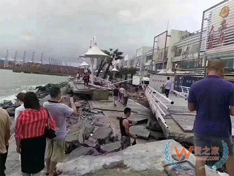 深圳港碼頭“山竹”過后一片狼藉！-貨之家